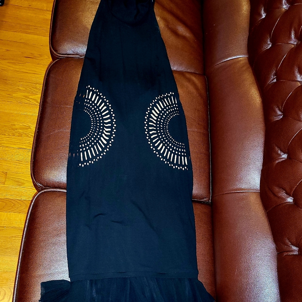 GIANFRANCO FERRÉ (2008) Black Halter Dress Size 42 NWT $1,900 Retail AUTHENTIC
